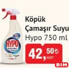 HYPO KÖPÜK ÇAMAŞIR SUYU 750 ML